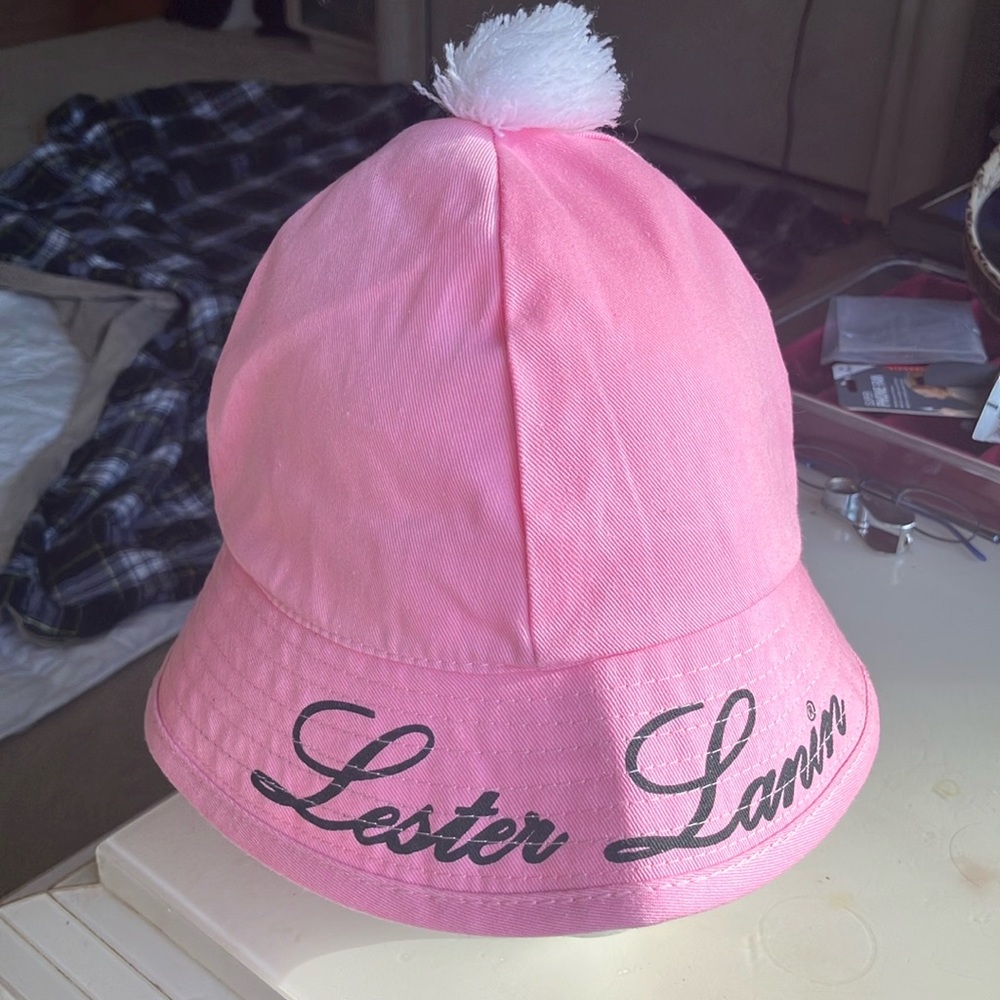 Lester Lanin Pink Fabric Hat